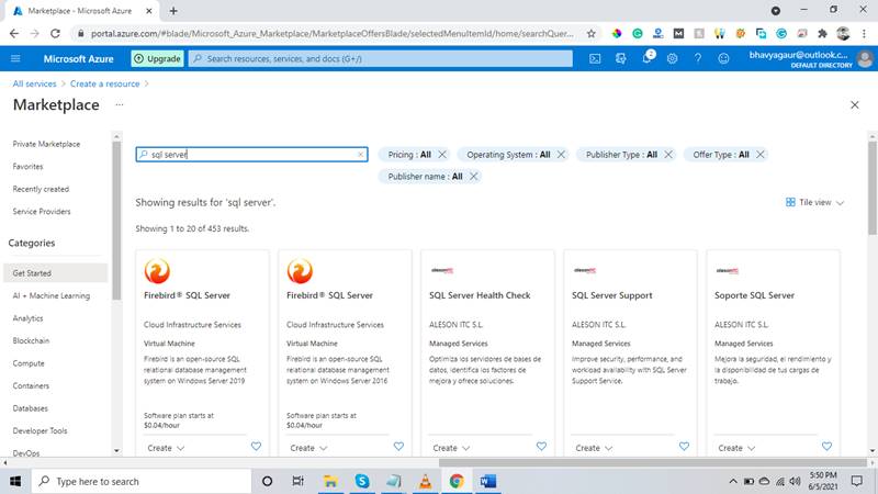 How To Create A SQL Server Instance In The Managed Virtual Machine